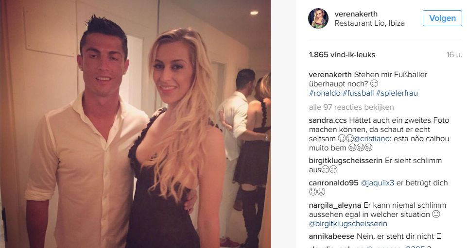 Ronaldo's nieuwe vriendin.